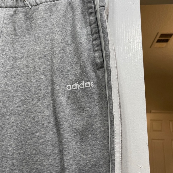Adidas Cotton Fleece Hoodie Zip Up Jacket & Pants - Picture 5 of 5